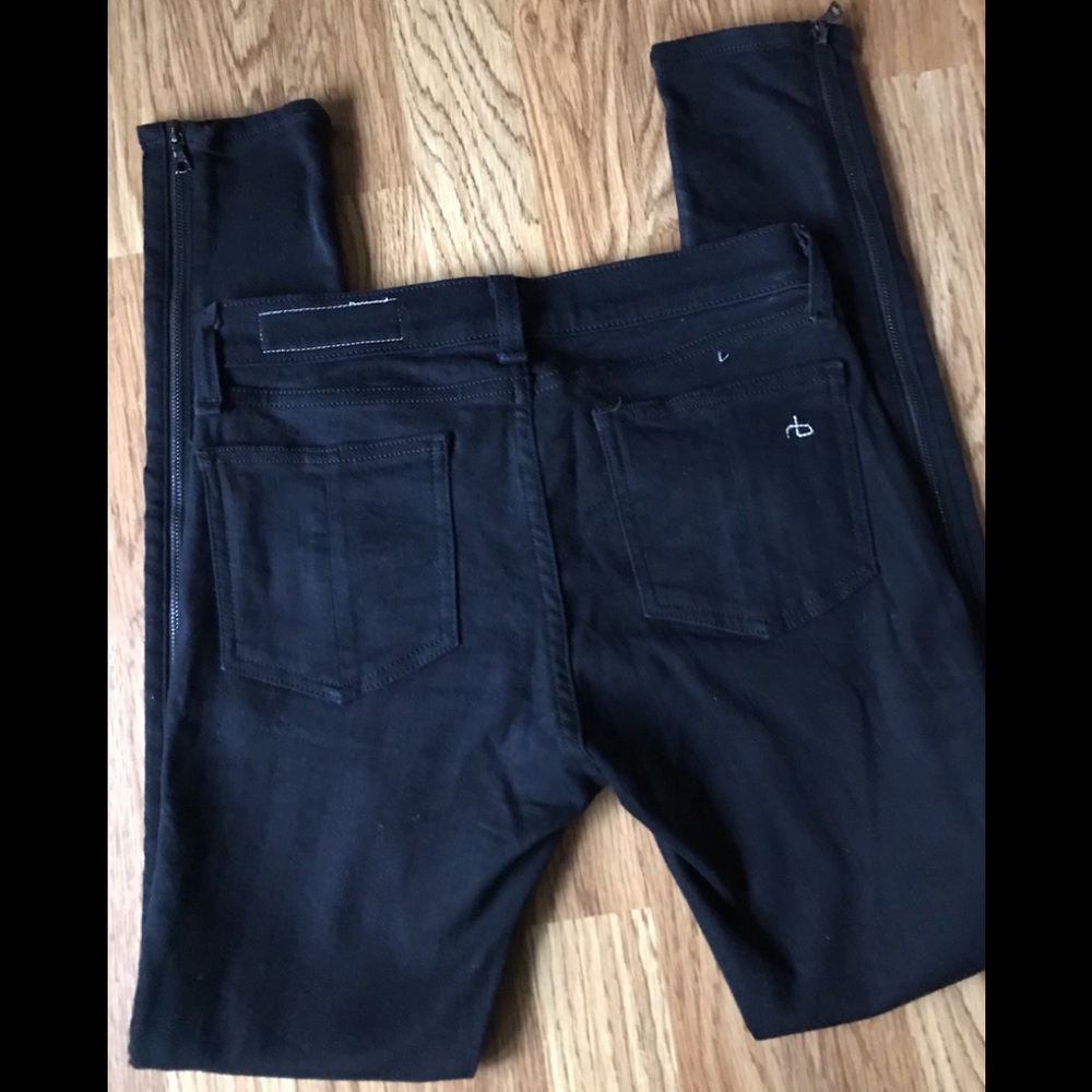 Rag and Bone Nina skinny jean with zippers - Picture 2 of 4
